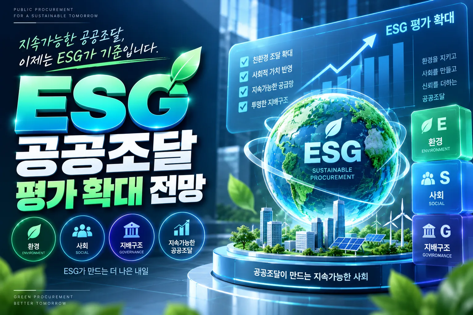 2026년 ESG 공공조달 평가 확대 전망, 입찰기업이 준비해야 할 변화 · 조달뉴스 안내 이미지