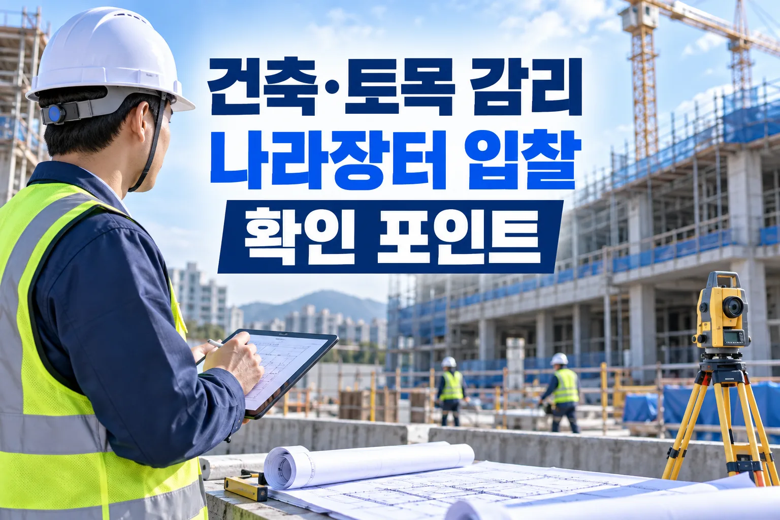 건축물 신축·증축이나 도로, 하천, 상하수도 등 공공공사에는 시공뿐 아니라 … 관련 이미지