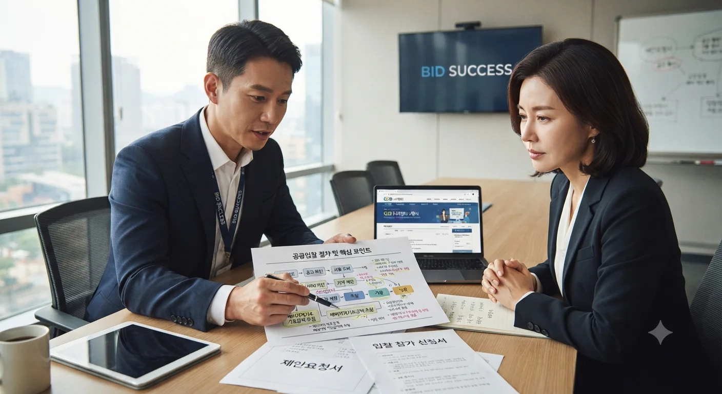 입찰에서 부채비율과 유동비율을 관리하려면 먼저 해당 공고가 어떤 재무비율 기… 관련 이미지