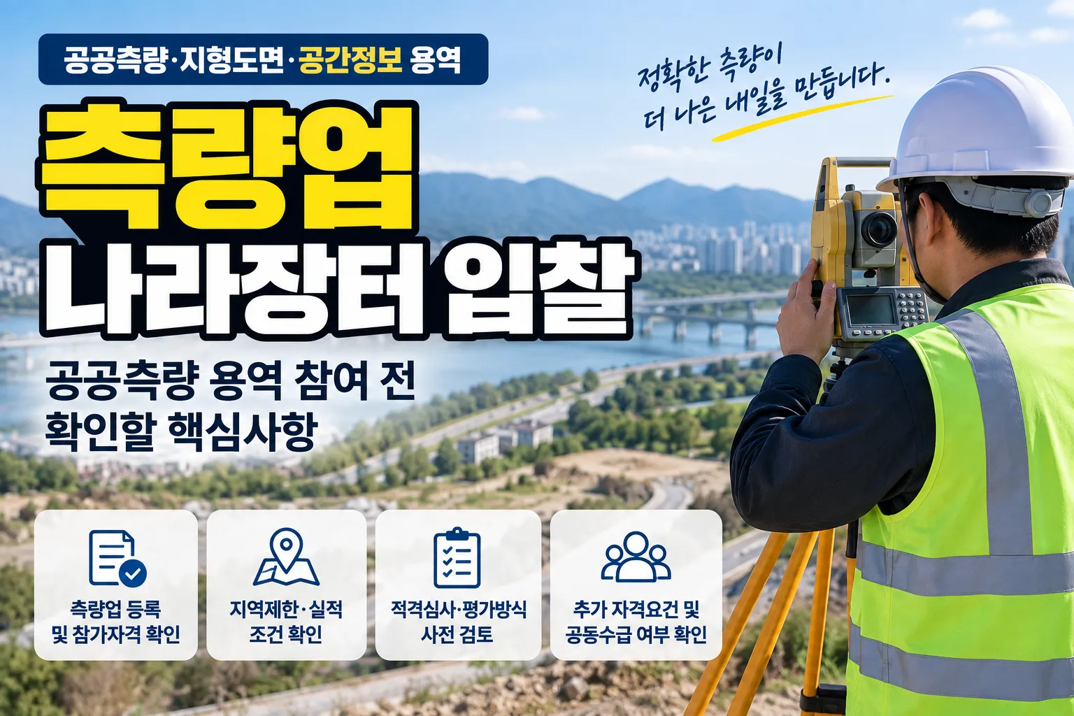 다만 사업자등록증에 ‘측량’이 있다고 해서 모든 측량용역에 바로 참여할 수 … 관련 이미지