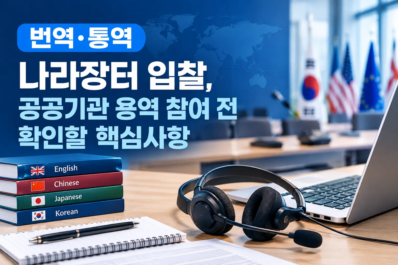 국제회의를 준비하는 공공기관, 외국인 대상 정책자료를 만드는 지방자치단체, … 관련 이미지