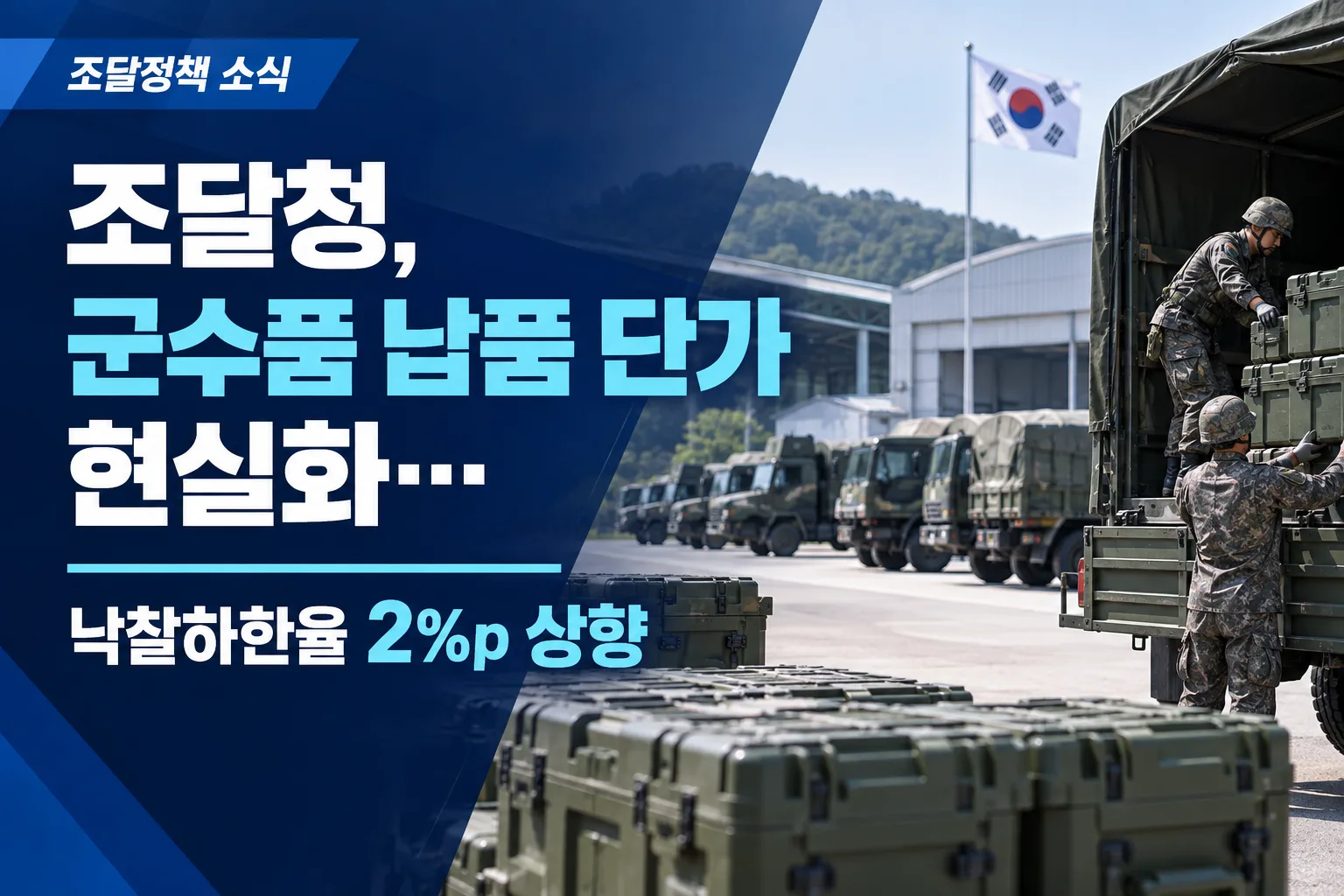 군수품 공공입찰에 참여하는 제조·납품 중소기업이 주목해야 할 제도 변화가 시… 관련 이미지
