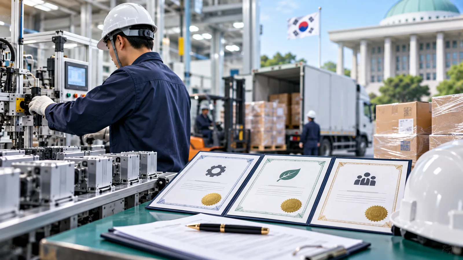 직접생산확인증명서, 나라장터 물품입찰에서 언제 필요할까요?을 설명하는 이미지