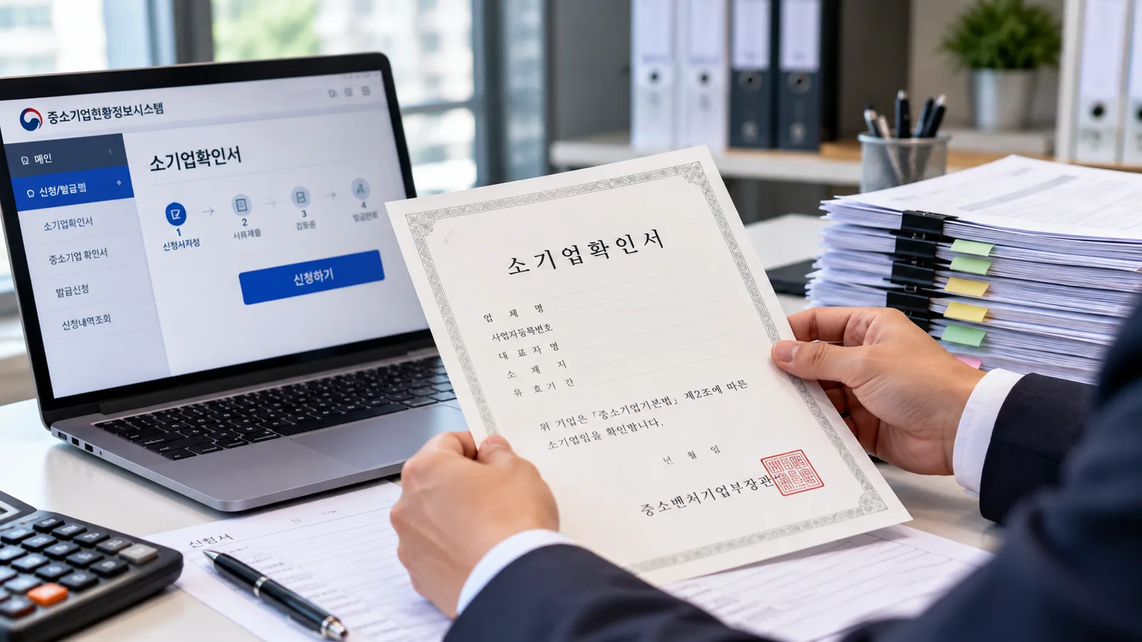 나라장터 입찰공고를 확인하다 보면 참가자격에 ‘소기업 또는 소상공인 확인서를… 관련 이미지