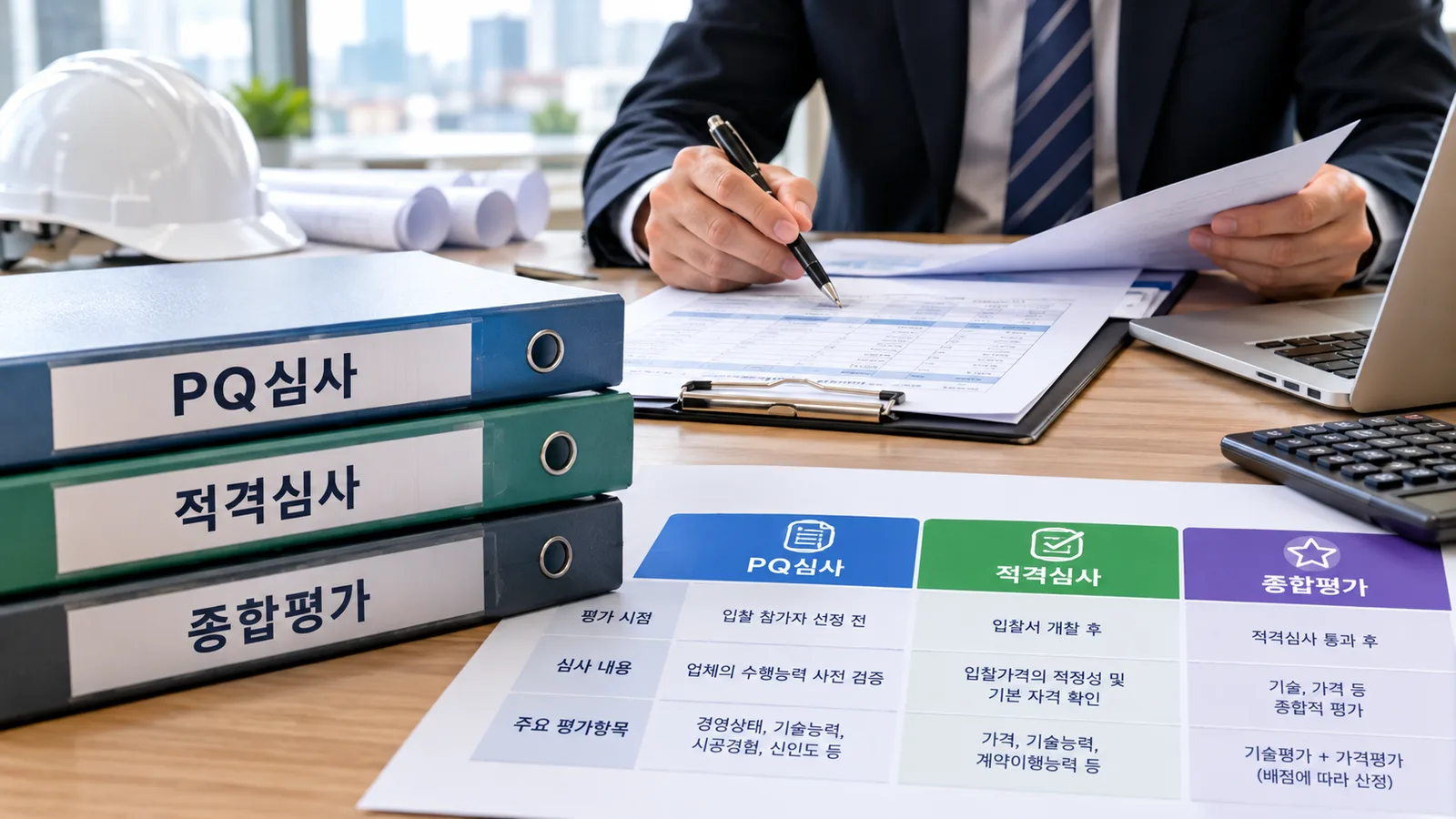 반면 적격심사는 '이 입찰가격과 업체의 수행능력을 종합할 때 계약상대자로 선… 관련 이미지